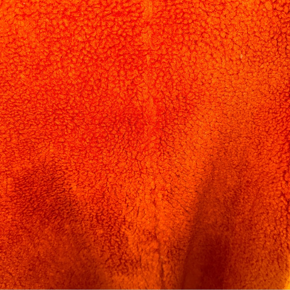 Monki Vibrant Orange Teddy Jacket - Picture 7 of 9